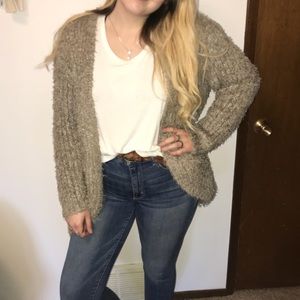 Fuzzy Cardigan